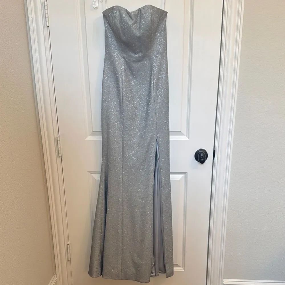 Sherri Hill strapless gown